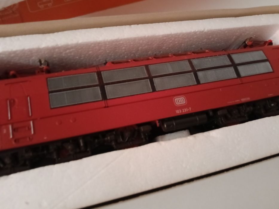 Locomotiva trenului rocoDC  impecabil in cutie  cu instrucțiuni, nu piko fleischmann
