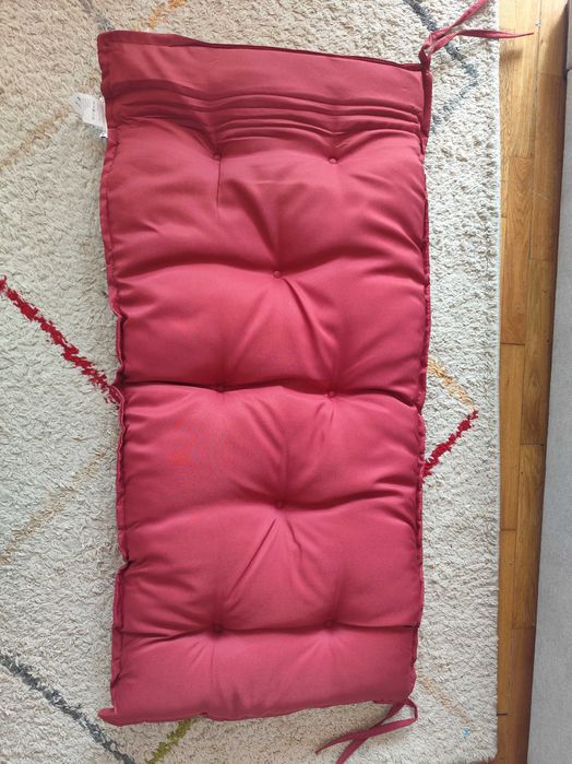 Възглавница за градинска пейка vidaxl 110x50x7