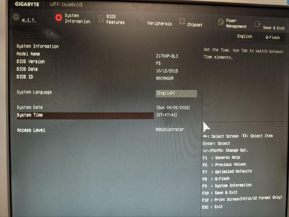 Gigabytе Z170XP-sli сокет 1151