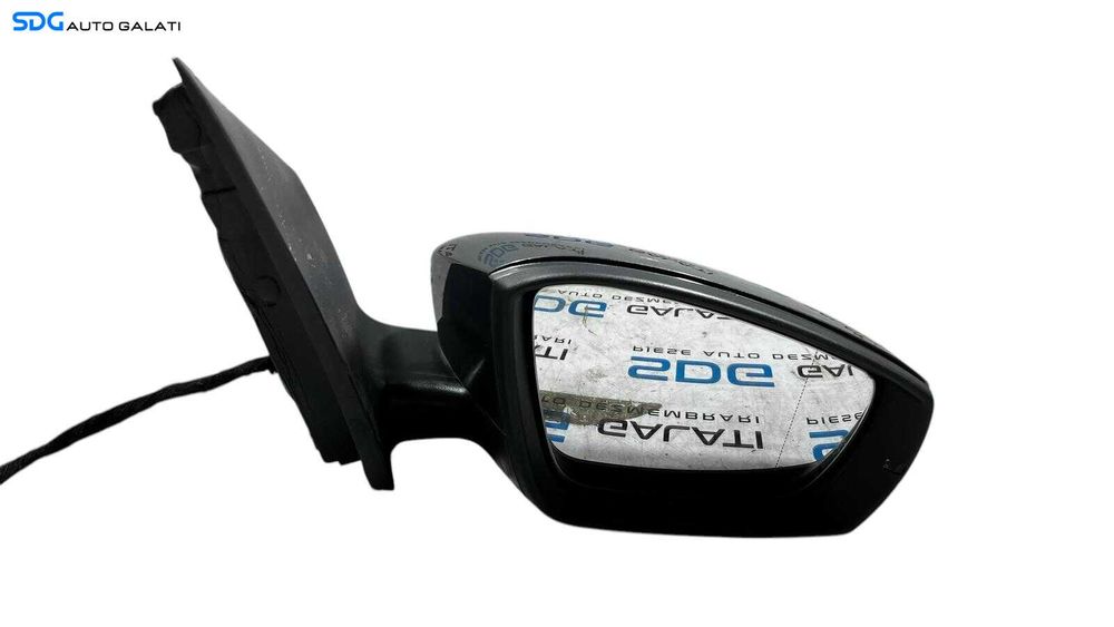 Oglinda Electrica Dreapta Volkswagen Polo 6R 2009 - 2014 Culoare Gri Inchis Cod 6R2 857 502 AQ D7R [ L5706 ]