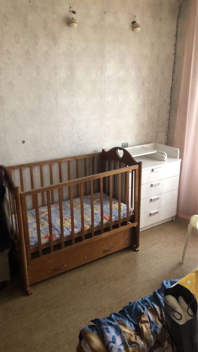 Манеж разборный с матрасом