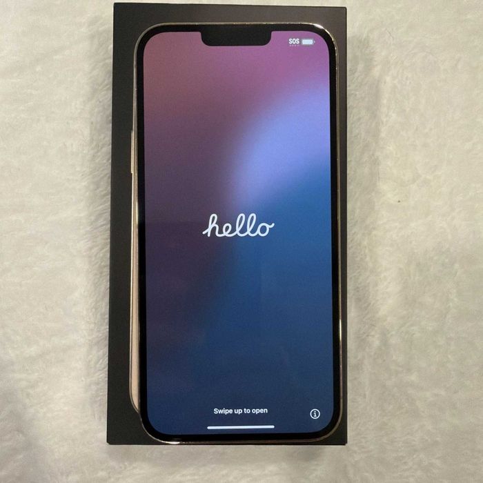 iPhone 13 Pro Max Gold 86%Bat 128GB totul original liber retea