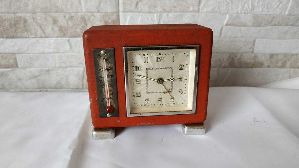 Стар немски часовник / будилник - касичка - MERZ-WERKE -1930 година