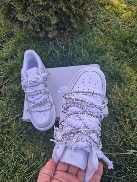 Nike air force 1 rope laces swarovski