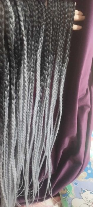 Синегальские косы, парики, диадема и заколки