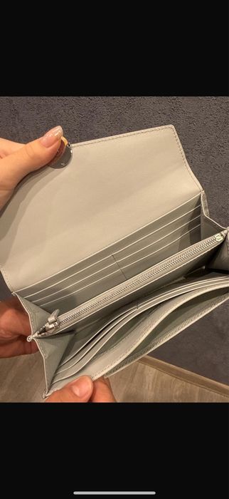 Кошелек fendi,серо-голубой