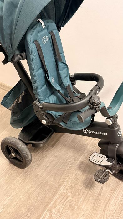Kinderkraft  Triciclete Pentru Copii 5 În 1 Pentru 3+ Ani Verde