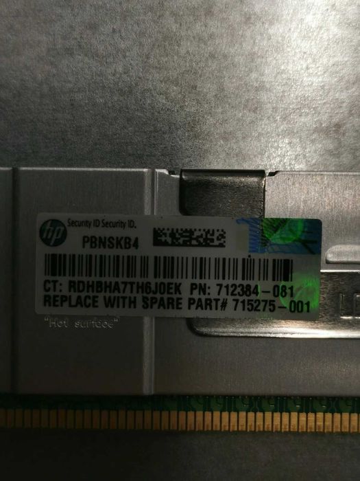 Memorie Ram 32GB  Samsung HPE PC3-14900L-13-12-C0 DDR3