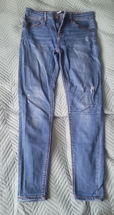 Blugi skinny albastrii