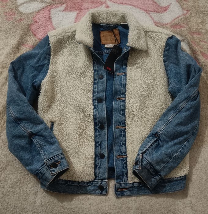 НОВО Мъжко яке Levi's Sherpa Panel Trucker Jacket