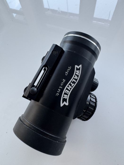 Lunetă Walther 1×35 cu punct roșu și verde pentru puști Gel Blaster