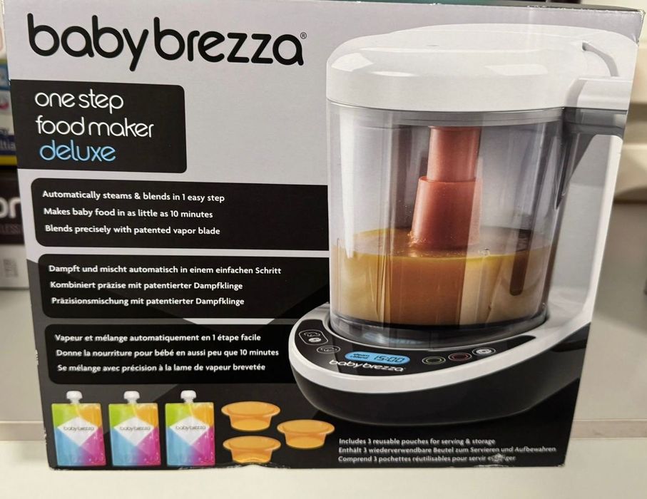 Уред за готвене на пара и блендер 3 в 1 Baby Brezza Food Maker Deluxe