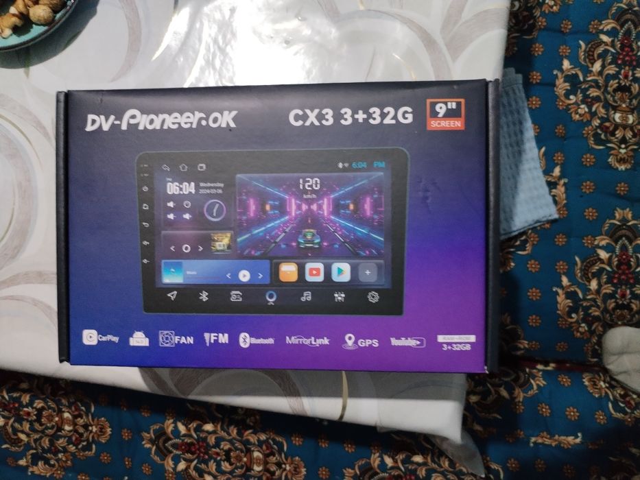Pioneer android Magnitofon CX3  3/32 память новый каробка документ