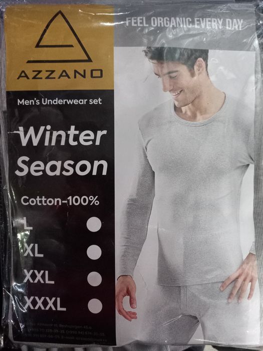 Erkaklar qishki ich kiyimi