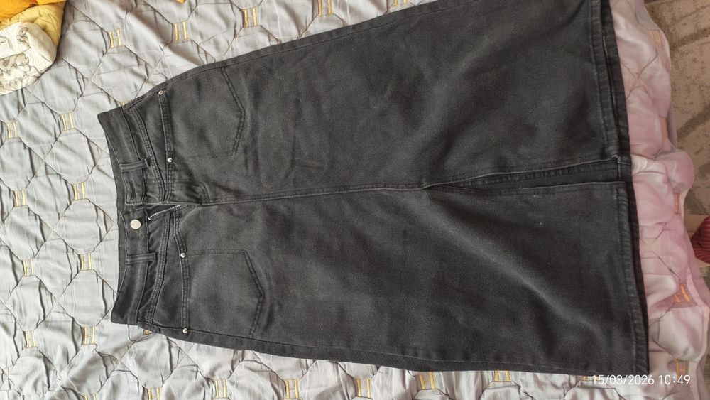 Джинсовая юбка..