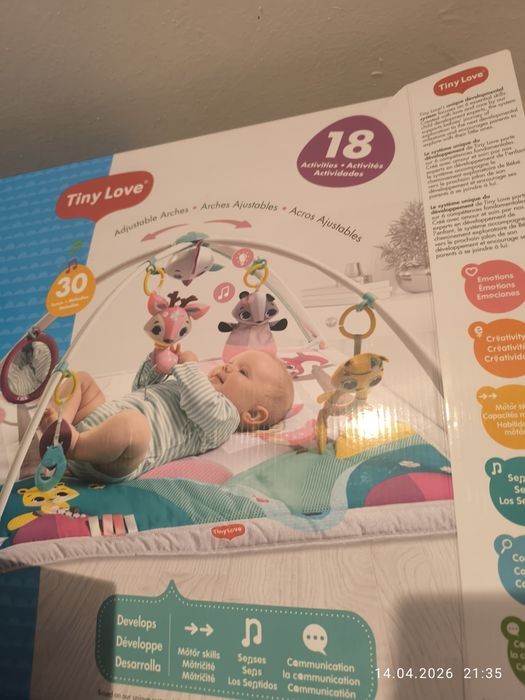 Коврик детский развивающий с игрушками