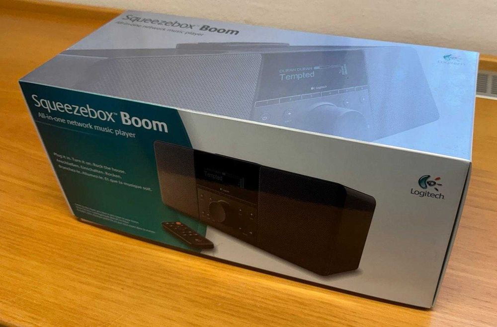 Logitech Squeezebox Boom, stare excelentă, pachet complet, sunet f.bun