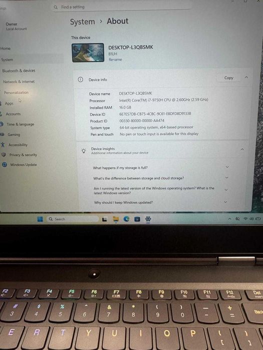 Laptop Gaming Lenovo Legion