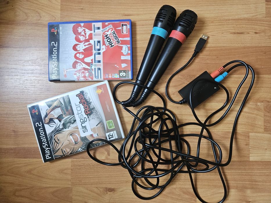 Jocuri Singstar/Sing it si microfoane PS2