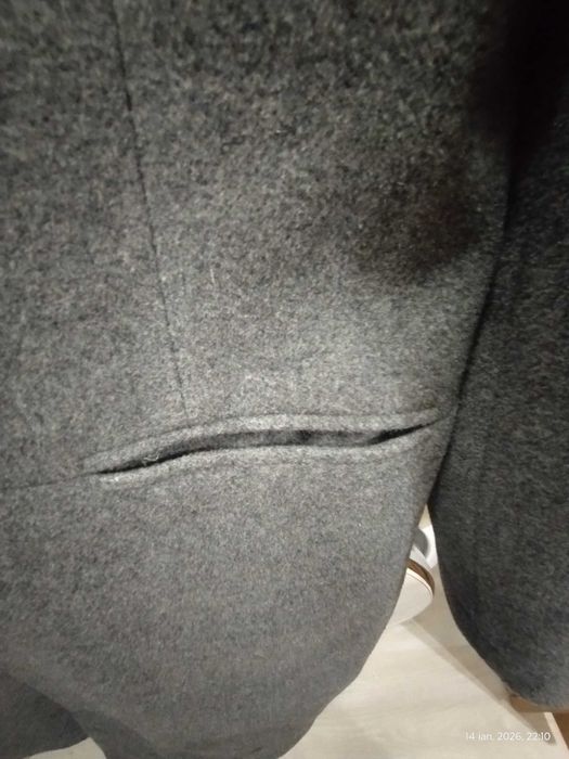 Pardesiu -Palton dama , mărimea L , gri