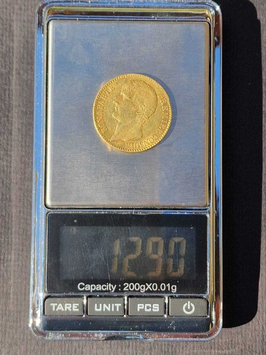Златна Монета 40 Франка Наполеон Консул -AN12