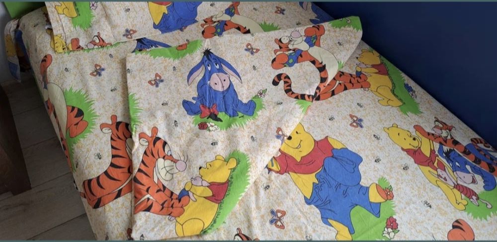 Детски комплект чаршафи Мечо Пух-3 части