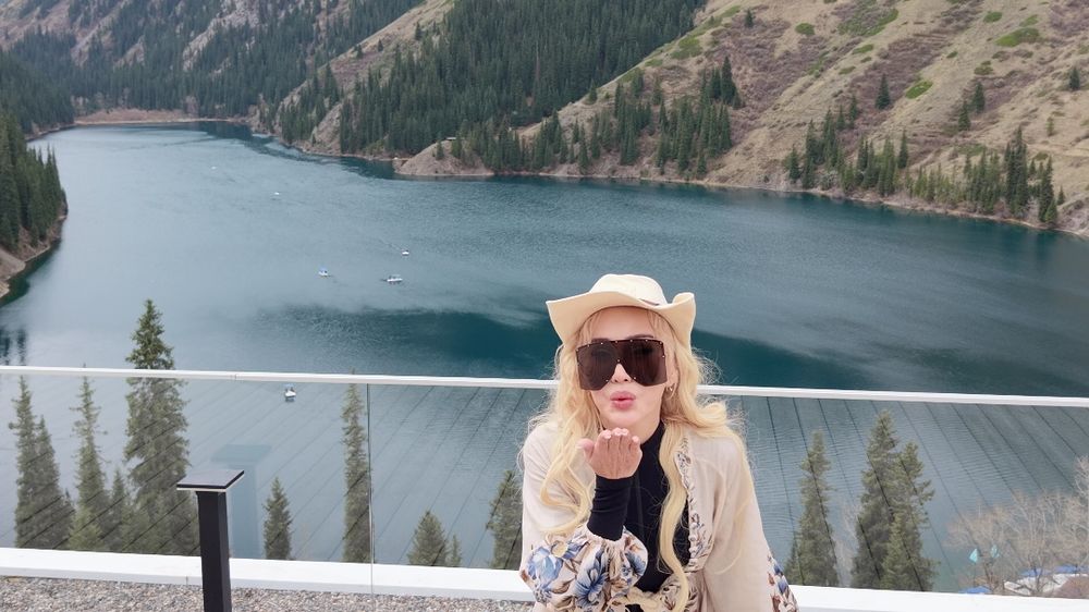 Съёмка с дрона в горах