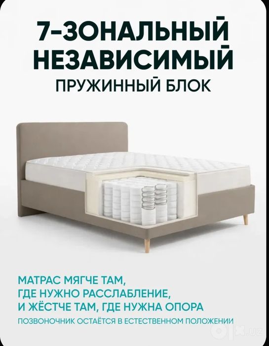 Матрас Askona из официального магазина,новый,200 на 140 ,толщина 20