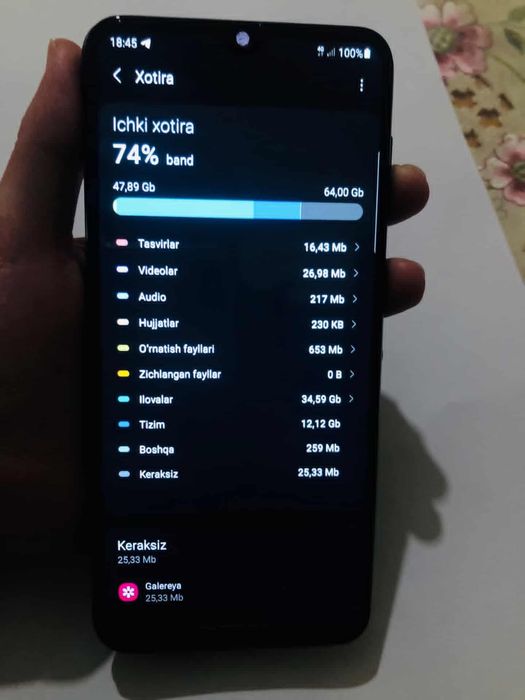 Samsung Galaxsy A 50 64 gb pubgda 60 fps