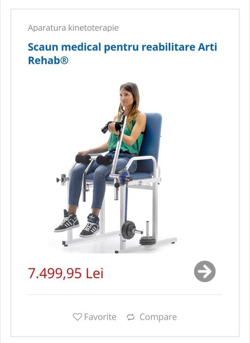 Scaun medical reabilitare recuperare cvadriceps multifunctional !