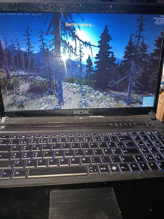 Placa baza laptop gaming Celvo P170em + placa video GTX 675m 2gb ddr5/256 biti + gratis carcasa completa + tastatura iluminata, laptop incomplet