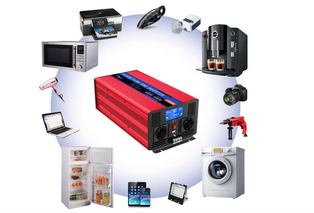 Etrepow 6000W 12000W peak 24v unda pura cu telecomanda