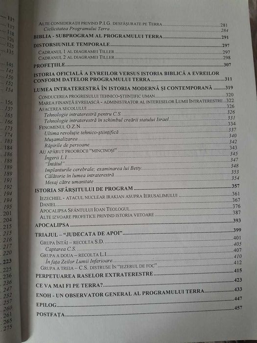 RARA, Programul Terra. Un atentat extraterestru asupra omenirii, NOUA