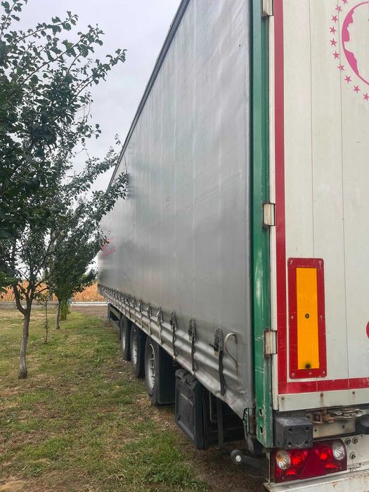 Cap tractor MAN TGX18.480 euro 6 2016 SI semiremorca mega SCHMITZ sasiu galvanizat