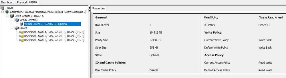 Workstation DELL 5820, Xeon 4.5GHz, 128GB RAM, SSD NVMe+3xHDD RAID5
