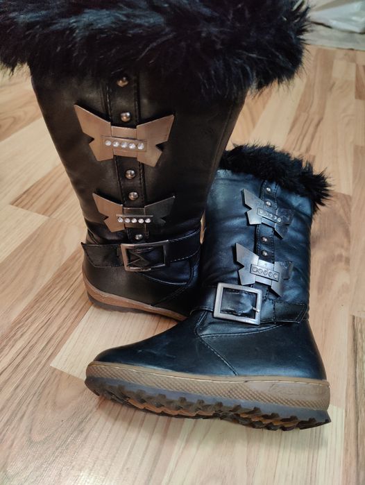 Cizme îmblănite fetițe