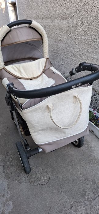 Baby Merc Leo Бебешка количка 2 в 1 Бежова.
 Удобна, стилна и супер маневрена!