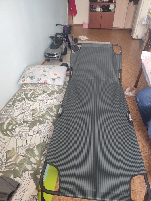 Раскладушка с матрасом
