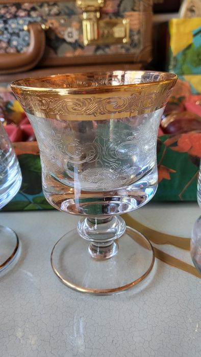 Италиански кристални чаши Murano Medici