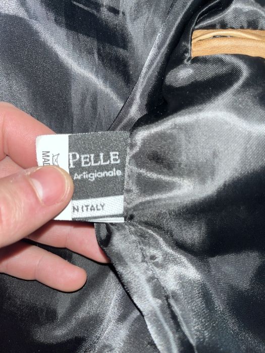 Geacă de piele naturală Vera Pelle – Italia, culoare maro