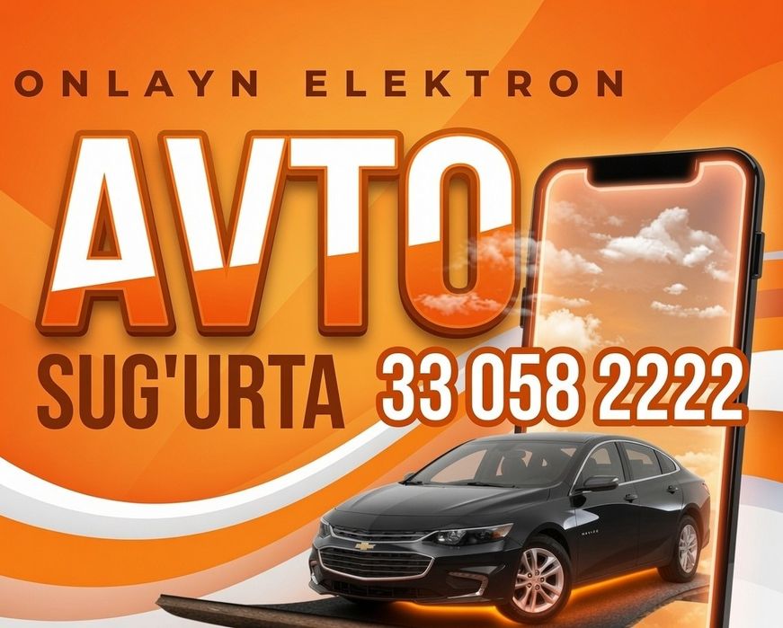 Avto sug'urta 24/7 online