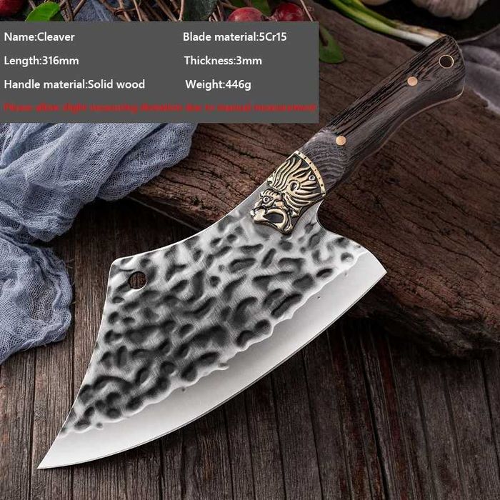 Сатър за месо и др. в комплект с кания ! FULL TANG !