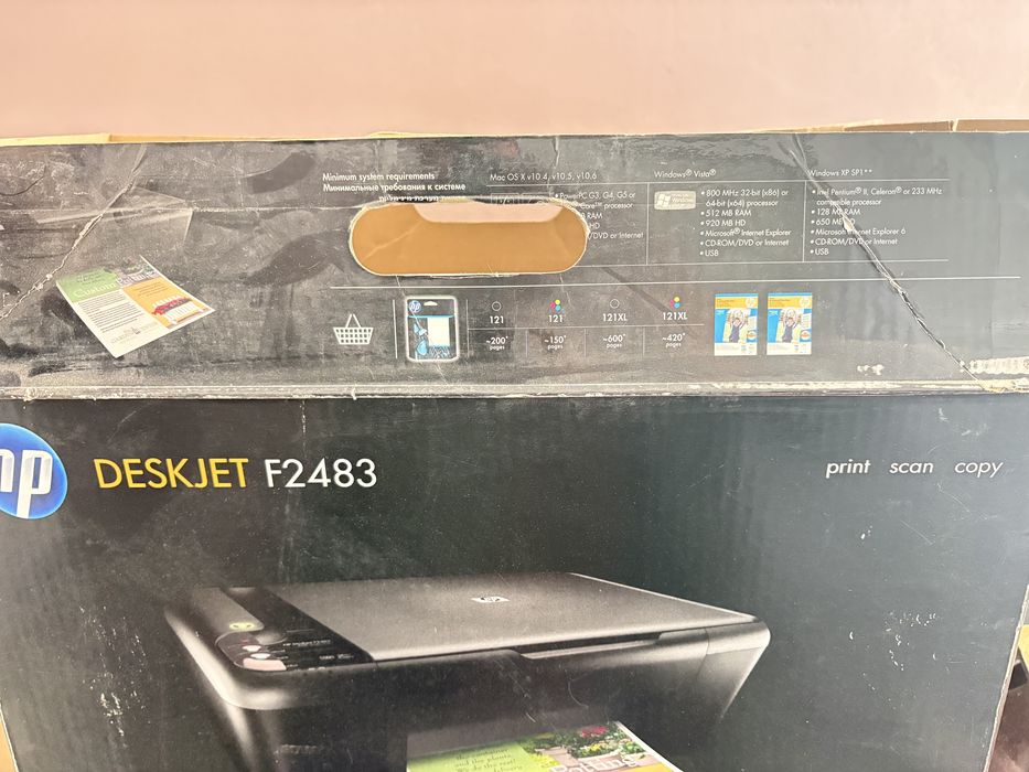Принтер 3в1 HP DeskJet F2483