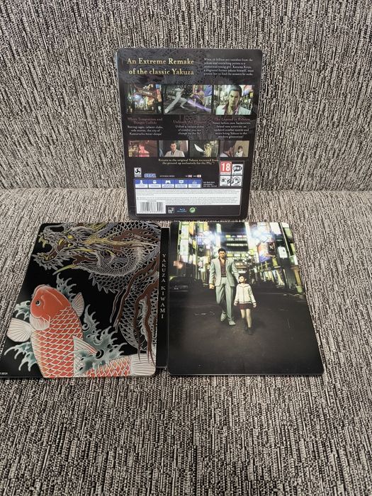 Yakuza 4 Kuro, Kiwami, Kiwami 2 Steelbook Edition PS3 PS4