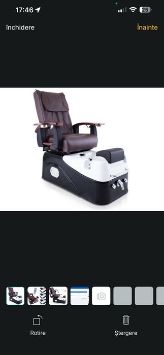 Scaun pedichiură hidromasaj profesional