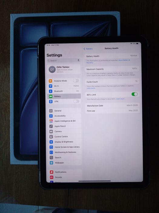 ipad air m3 11” 256gb