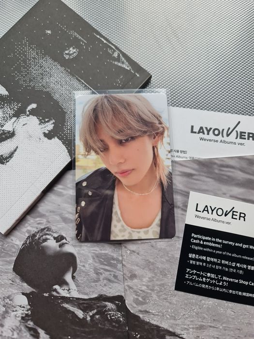 Bts Taehyung Layover weverse album photocards
