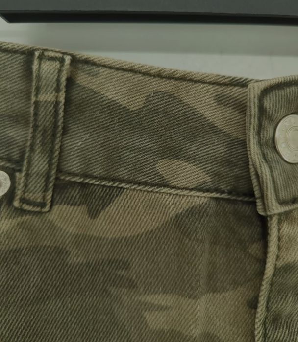 дамска дънкова камуфлажна пола