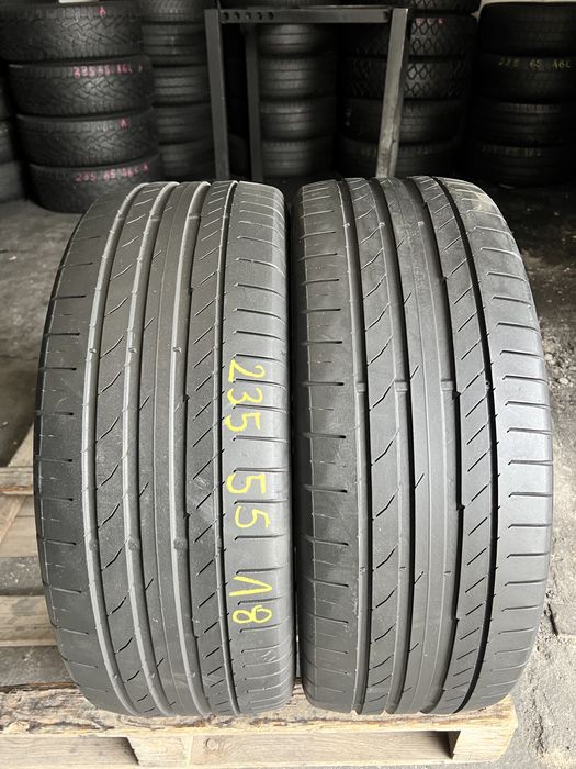 2 anvelope vara 235/55/18 , Continental , 5.5 mm
