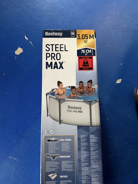 Piscina bestway steel frame 306x76 noua sigilata